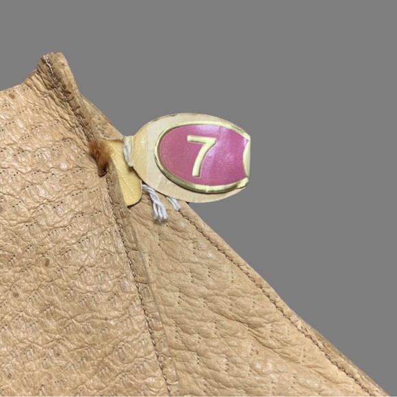 NWT Vintage 1970s Grandoe Leather Gloves no lining Size 7 - Picture 5 of 6